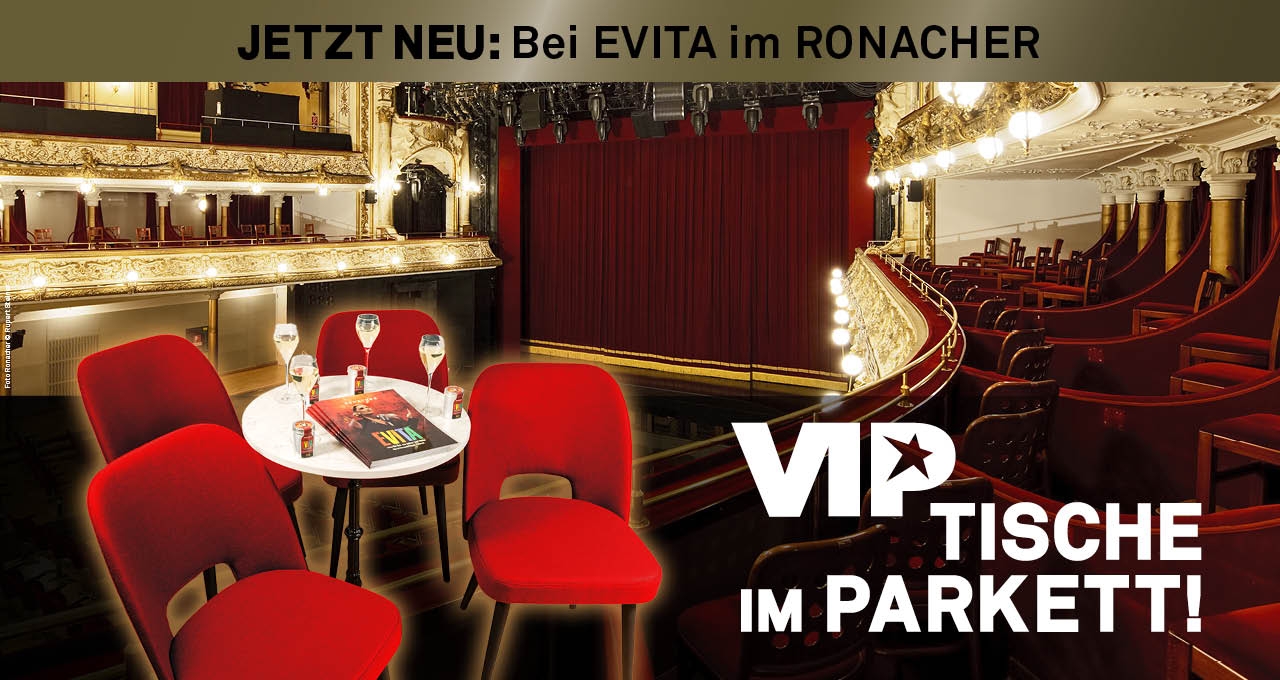 VIP Tische bei EVITA © VBW