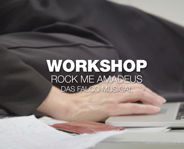 ROCK ME AMADEUS – DAS FALCO-MUSICAL Workshop © VBW
